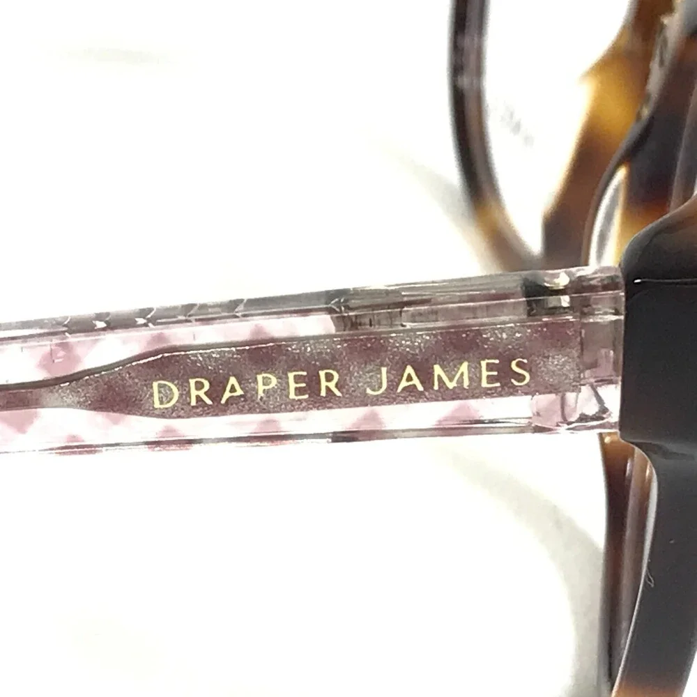 Draper James Eyeglasses Frames DJ5019 215 TORTOISE Pink Clear Square 52-18-140